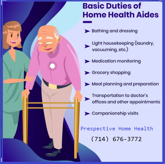 duties of home health aides